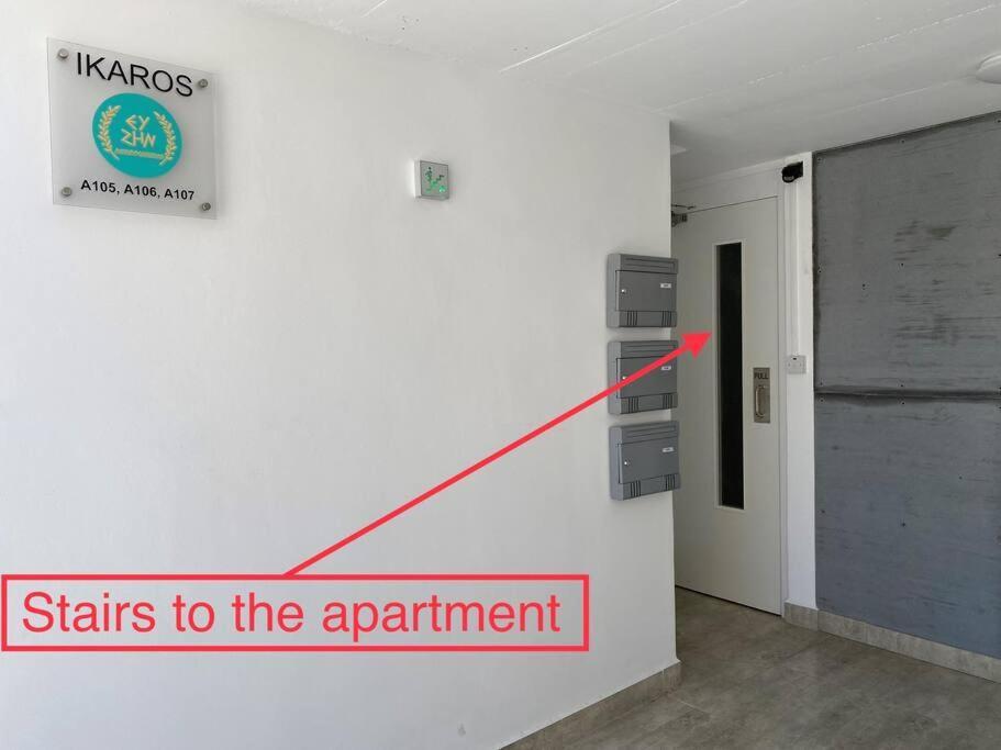 Ευ Ζην / Ev Zin: Modern, cozy, studio, pool, balcony Paphos Exterior foto